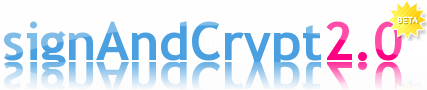 signAndCrypt.com - beta -